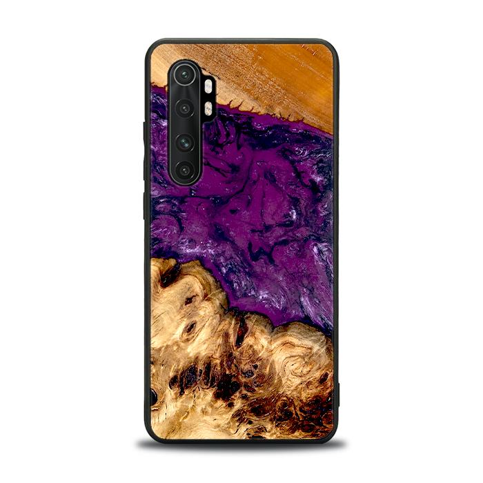Xiaomi Mi NOTE 10 lite Handyhülle aus Harz und Holz - Synergy#D130