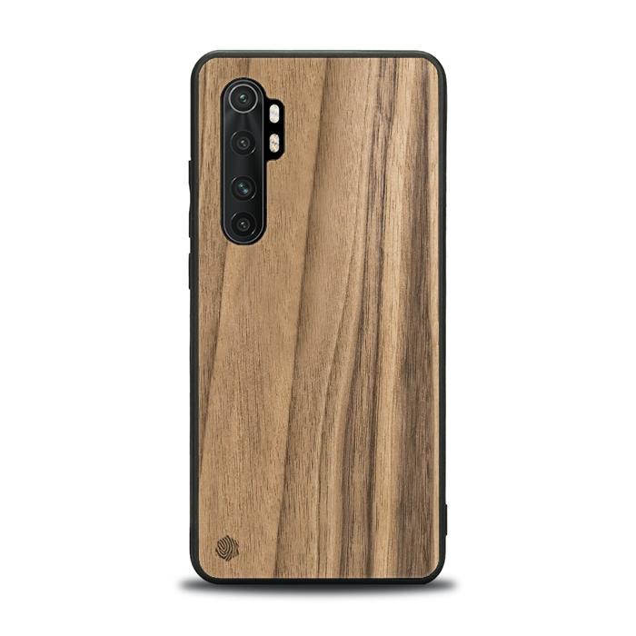 Xiaomi Mi NOTE 10 lite Handyhülle aus Holz - Nussbaum