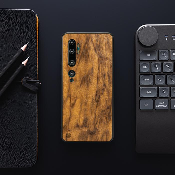 Xiaomi Mi NOTE 10 / 10 Pro Handyhülle aus Holz - Imbuia