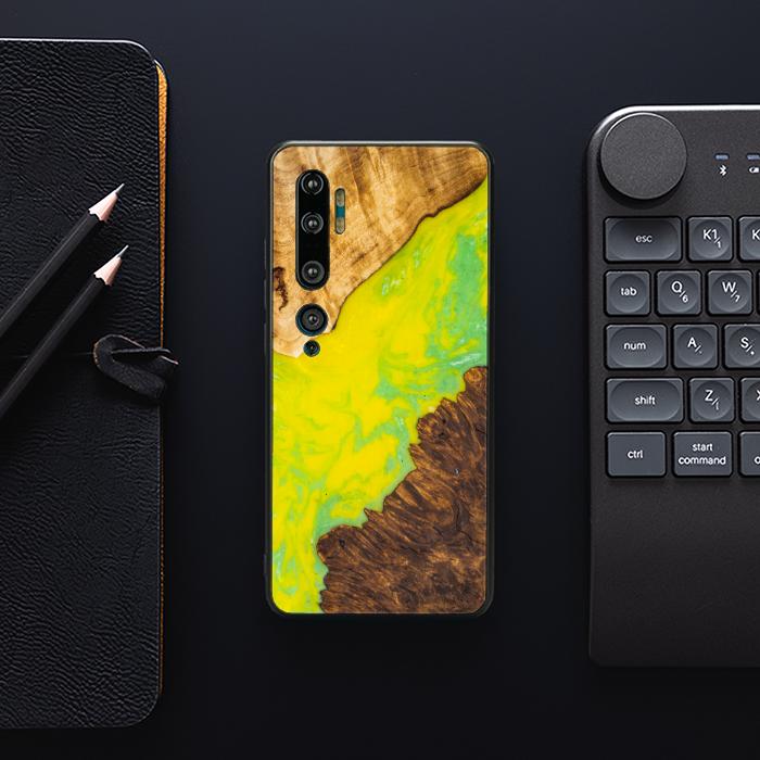 Xiaomi Mi NOTE 10 / 10 Pro Handyhülle aus Harz und Holz - SYNERGY#A12