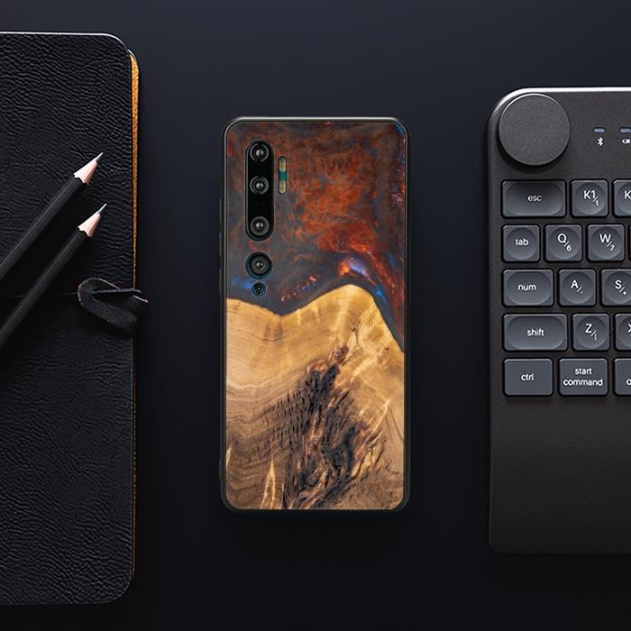 Xiaomi Mi NOTE 10 / 10 Pro Handyhülle aus Harz und Holz - SYNERGY#A21