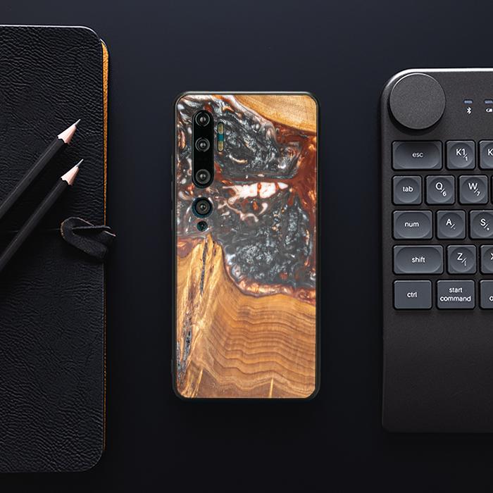 Xiaomi Mi NOTE 10 / 10 Pro Handyhülle aus Harz und Holz - SYNERGY#B37