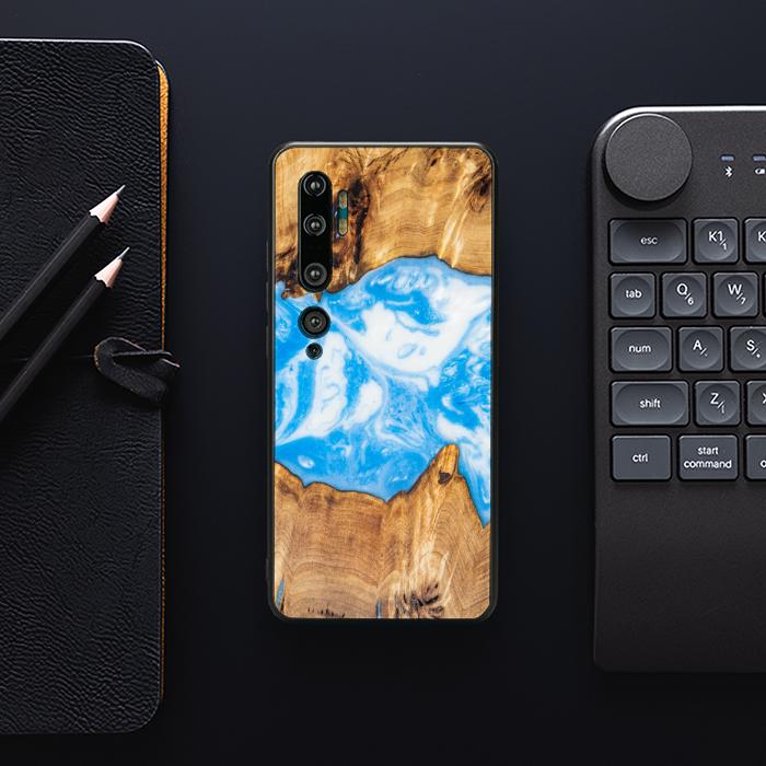 Xiaomi Mi NOTE 10 / 10 Pro Handyhülle aus Harz und Holz - Synergy#A34