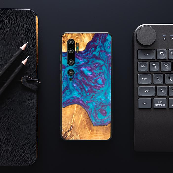 Xiaomi Mi NOTE 10 / 10 Pro Handyhülle aus Harz und Holz - Synergy#B28