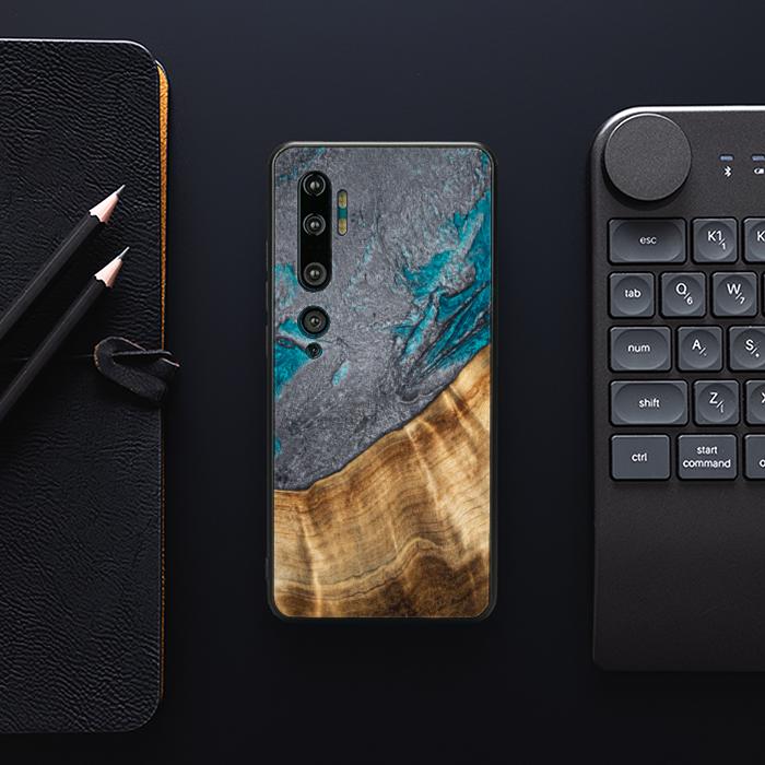 Xiaomi Mi NOTE 10 / 10 Pro Handyhülle aus Harz und Holz - Synergy#C45