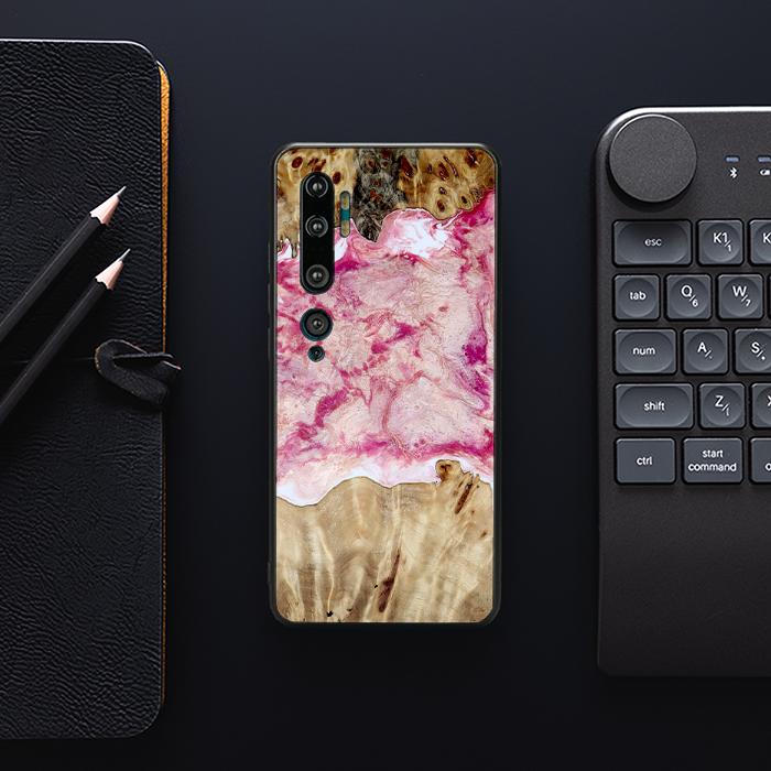 Xiaomi Mi NOTE 10 / 10 Pro Handyhülle aus Harz und Holz - Synergy#D101