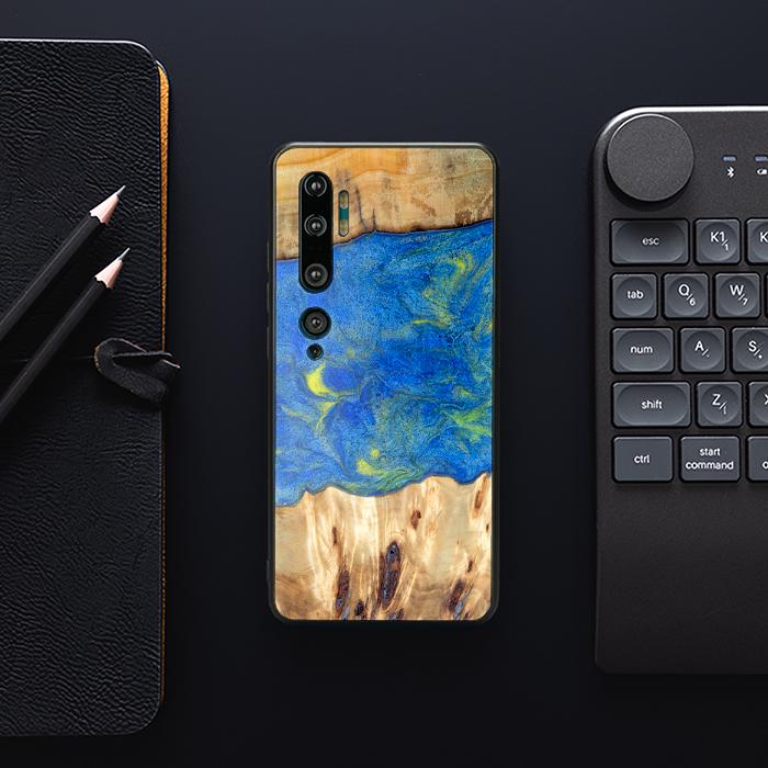Xiaomi Mi NOTE 10 / 10 Pro Handyhülle aus Harz und Holz - Synergy#D131