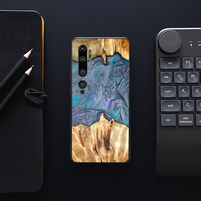 Xiaomi Mi NOTE 10 / 10 Pro Handyhülle aus Harz und Holz - Synergy#D135