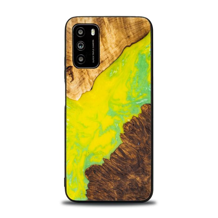 Xiaomi POCO M3 Handyhülle aus Harz und Holz - SYNERGY#A12