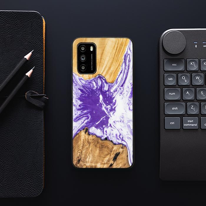 Xiaomi POCO M3 Handyhülle aus Harz und Holz - SYNERGY#A79
