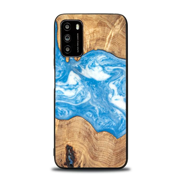 Xiaomi POCO M3 Handyhülle aus Harz und Holz - SYNERGY#B03
