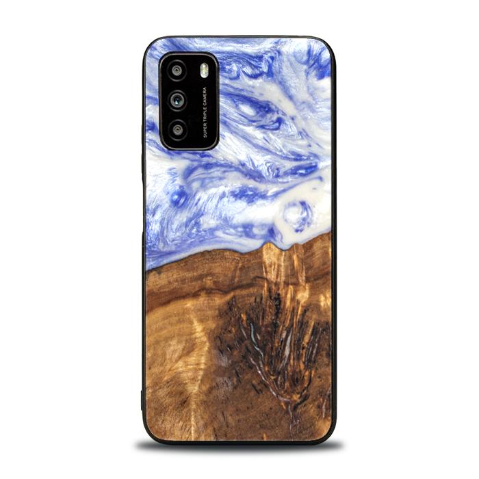 Xiaomi POCO M3 Handyhülle aus Harz und Holz - SYNERGY#B04