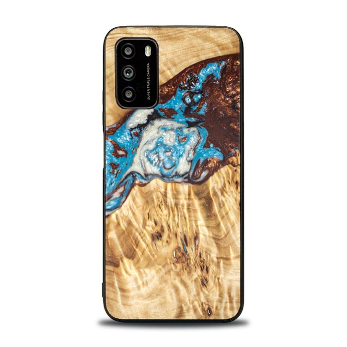 Xiaomi POCO M3 Handyhülle aus Harz und Holz - SYNERGY#B12
