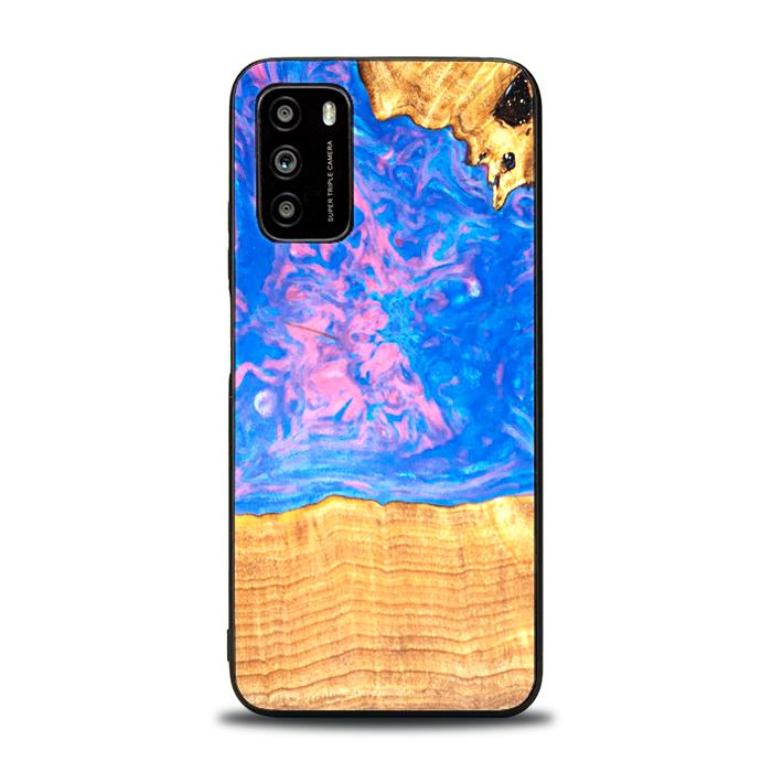 Xiaomi POCO M3 Handyhülle aus Harz und Holz - SYNERGY#B23