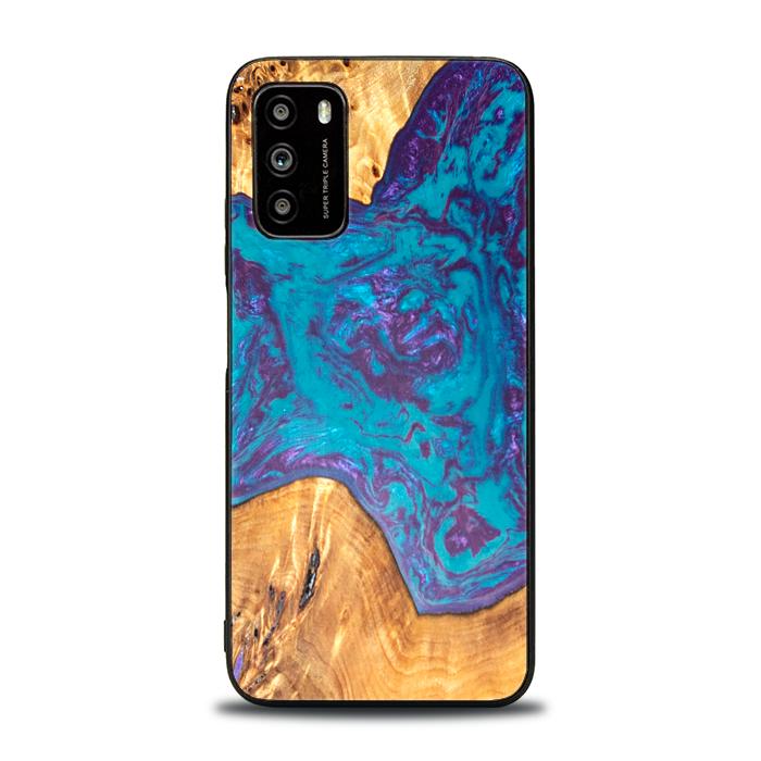 Xiaomi POCO M3 Handyhülle aus Harz und Holz - SYNERGY#B25
