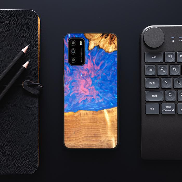 Xiaomi POCO M3 Handyhülle aus Harz und Holz - SYNERGY#B29