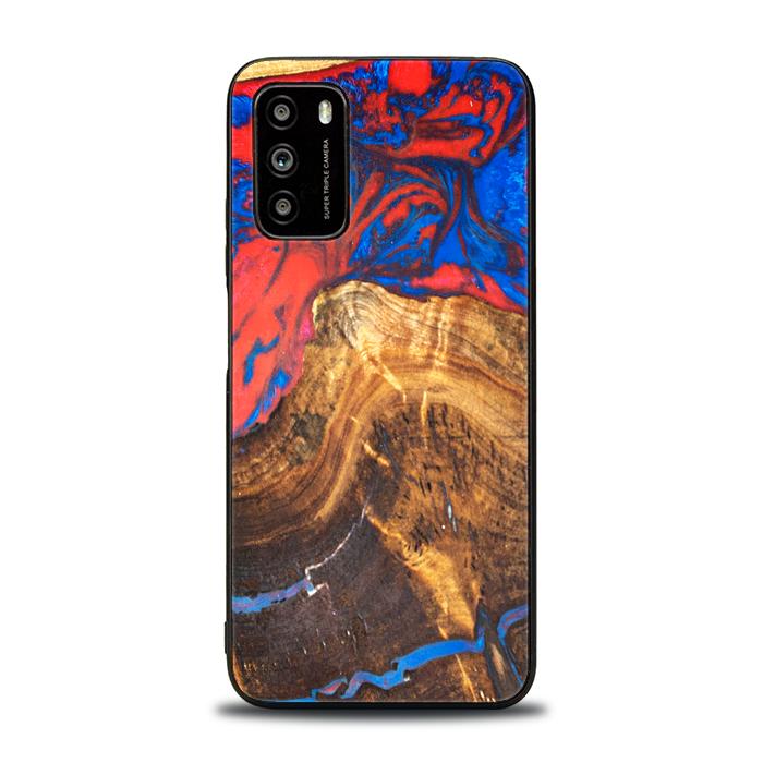 Xiaomi POCO M3 Handyhülle aus Harz und Holz - SYNERGY#B31