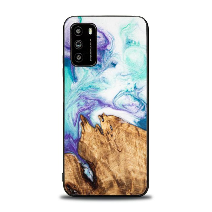 Xiaomi POCO M3 Handyhülle aus Harz und Holz - SYNERGY#C17