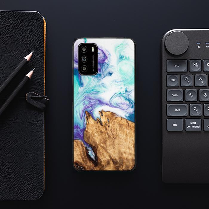 Xiaomi POCO M3 Handyhülle aus Harz und Holz - SYNERGY#C17