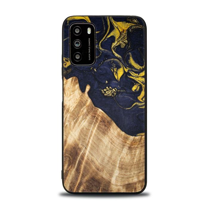 Xiaomi POCO M3 Handyhülle aus Harz und Holz - SYNERGY#C26