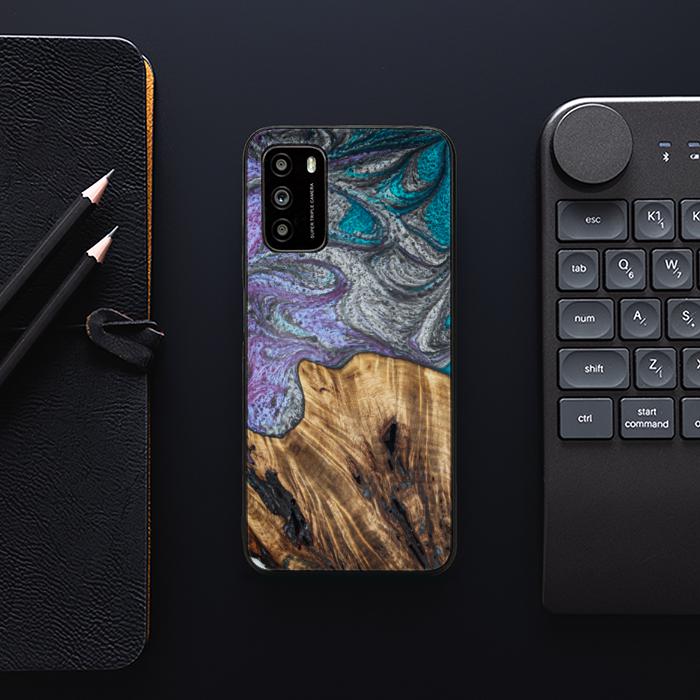 Xiaomi POCO M3 Handyhülle aus Harz und Holz - SYNERGY#C47
