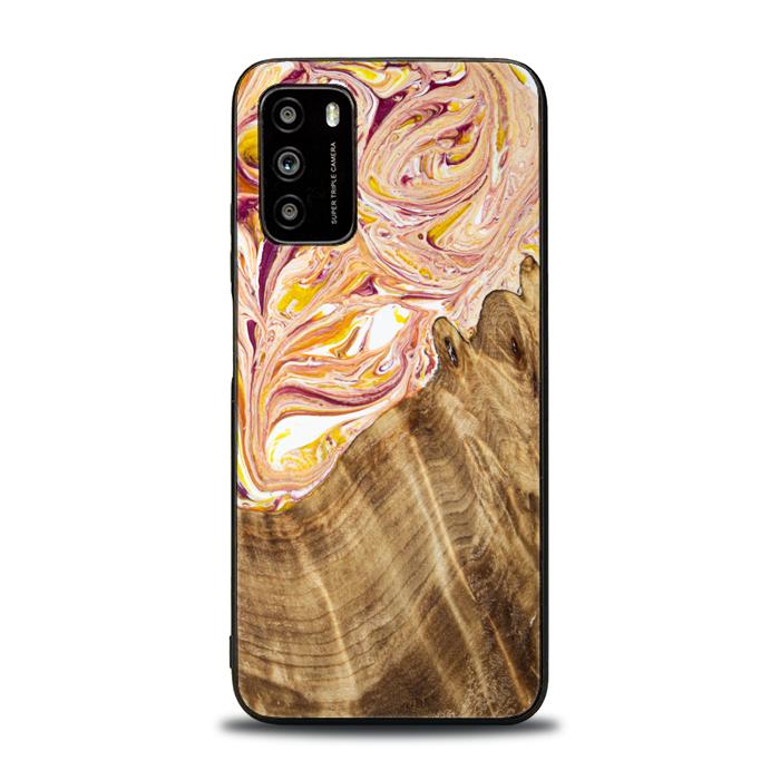 Xiaomi POCO M3 Handyhülle aus Harz und Holz - SYNERGY#C48