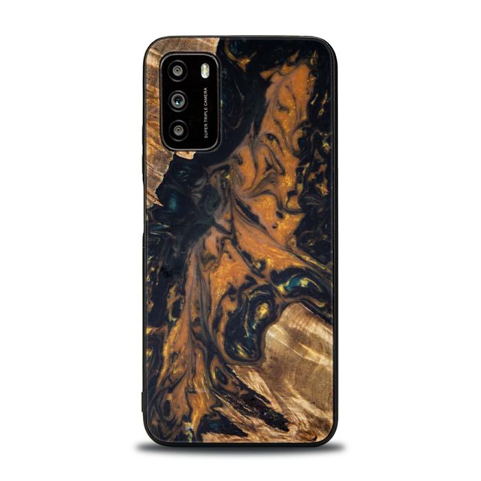 Xiaomi POCO M3 Handyhülle aus Harz und Holz - Synergy#162
