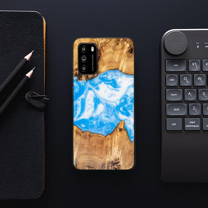 Xiaomi POCO M3 Handyhülle aus Harz und Holz - Synergy#A34