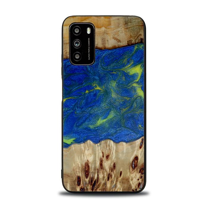 Xiaomi POCO M3 Handyhülle aus Harz und Holz - Synergy#D102
