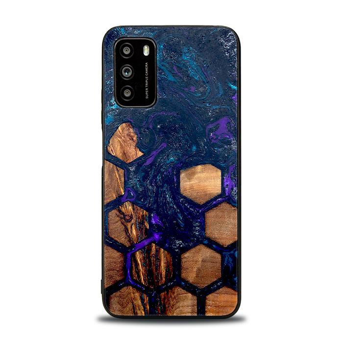 Xiaomi POCO M3 Handyhülle aus Harz und Holz - Synergy#D106
