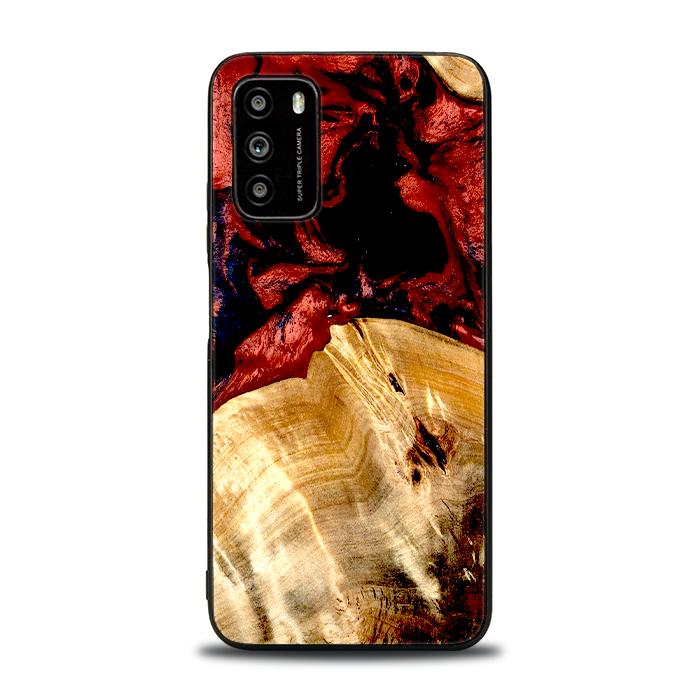 Xiaomi POCO M3 Handyhülle aus Harz und Holz - Synergy#D117