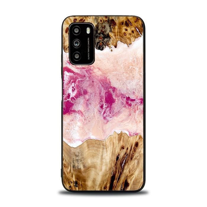 Xiaomi POCO M3 Handyhülle aus Harz und Holz - Synergy#D119