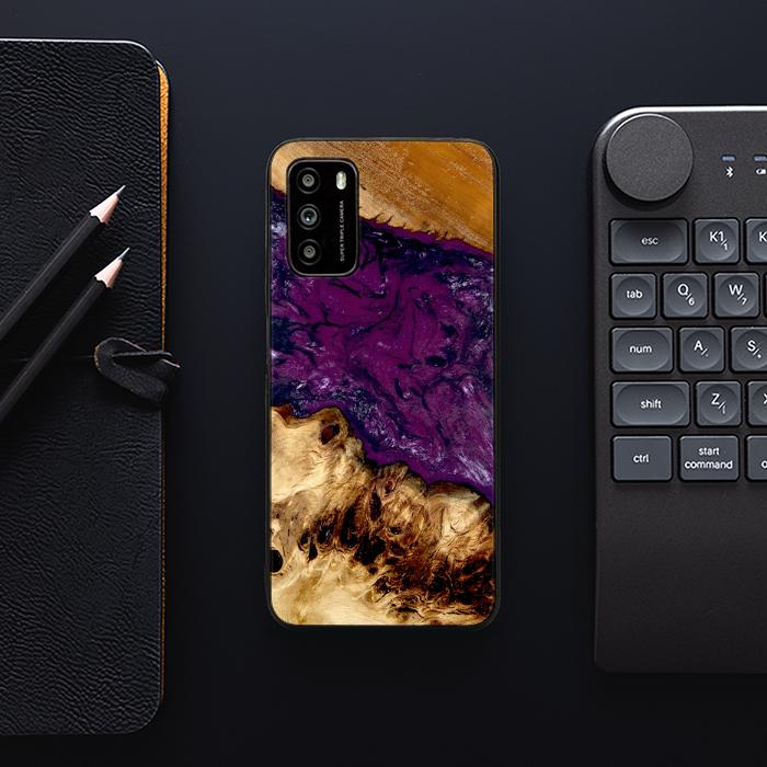Xiaomi POCO M3 Handyhülle aus Harz und Holz - Synergy#D134