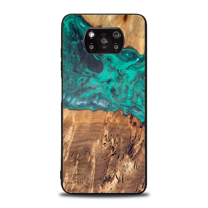 Xiaomi POCO X3 / X3 Pro Handyhülle aus Harz und Holz - Synergy#D111
