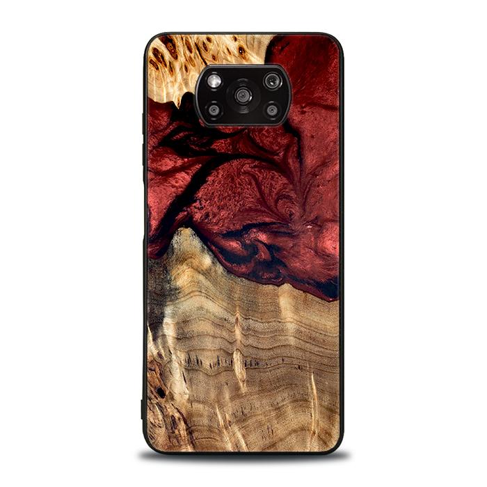 Xiaomi POCO X3 / X3 Pro Handyhülle aus Harz und Holz - Synergy#D122