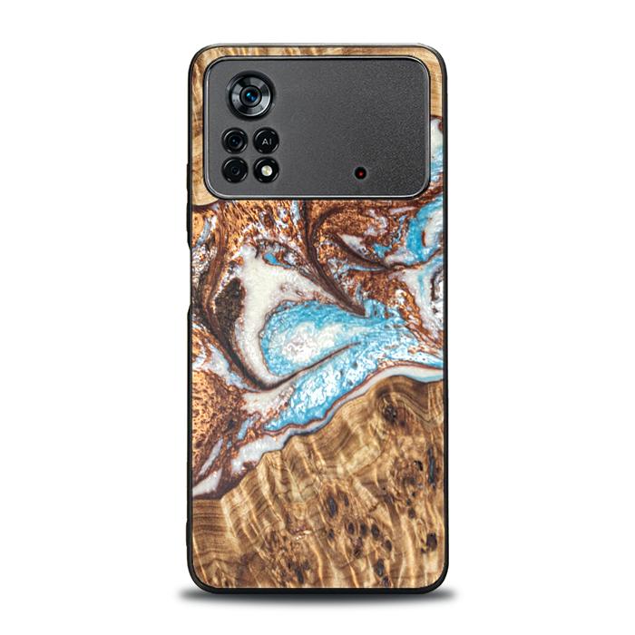 Xiaomi POCO X4 Pro 5G Handyhülle aus Harz und Holz - Synergy#B11