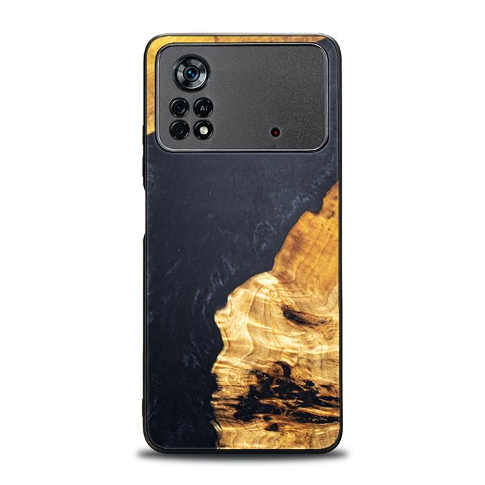 Xiaomi POCO X4 Pro 5G Handyhülle aus Harz und Holz - Synergy#B18