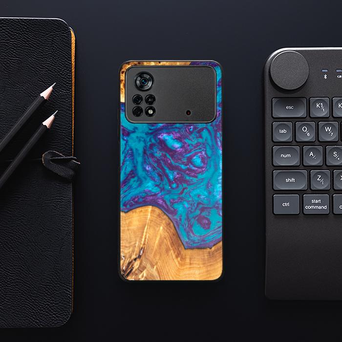 Xiaomi POCO X4 Pro 5G Handyhülle aus Harz und Holz - Synergy#B28