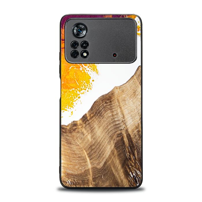 Xiaomi POCO X4 Pro 5G Handyhülle aus Harz und Holz - Synergy#C28
