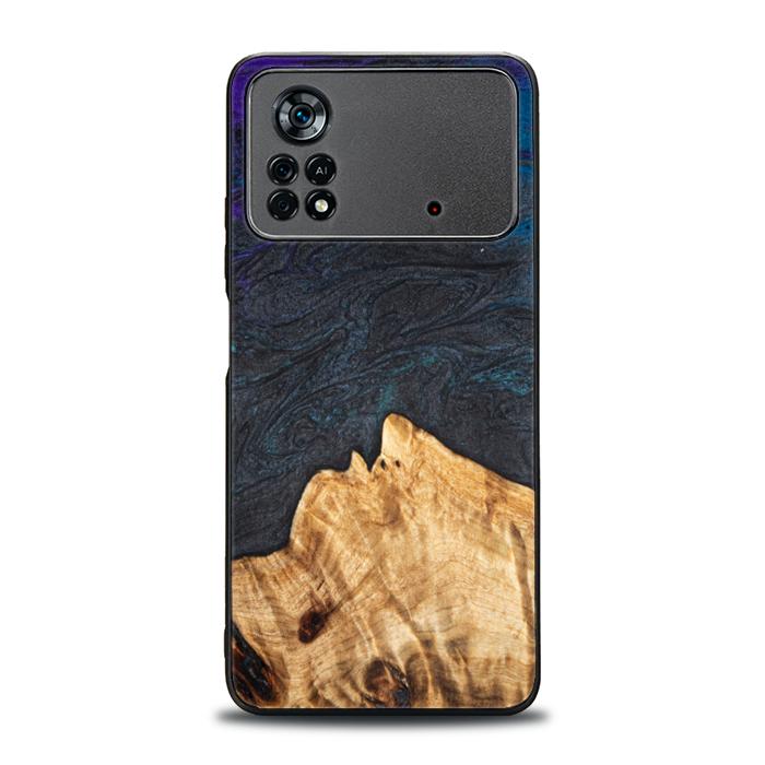 Xiaomi POCO X4 Pro 5G Handyhülle aus Harz und Holz - Synergy#C5