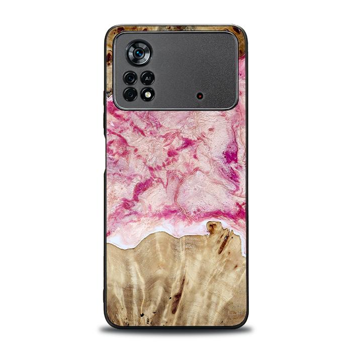 Xiaomi POCO X4 Pro 5G Handyhülle aus Harz und Holz - Synergy#D101