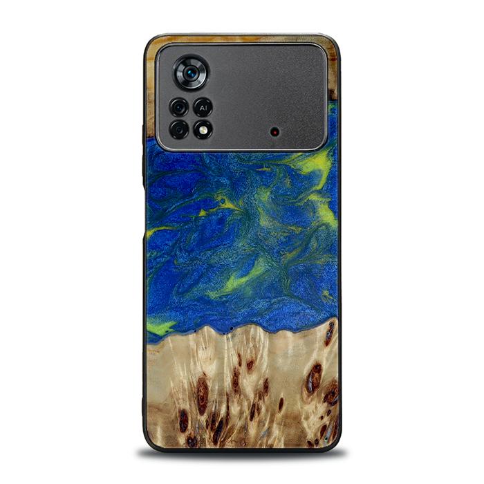 Xiaomi POCO X4 Pro 5G Handyhülle aus Harz und Holz - Synergy#D102