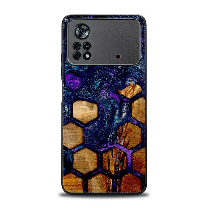 Xiaomi POCO X4 Pro 5G Handyhülle aus Harz und Holz - Synergy#D105