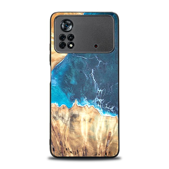 Xiaomi POCO X4 Pro 5G Handyhülle aus Harz und Holz - Synergy#D116