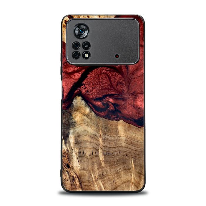 Xiaomi POCO X4 Pro 5G Handyhülle aus Harz und Holz - Synergy#D122