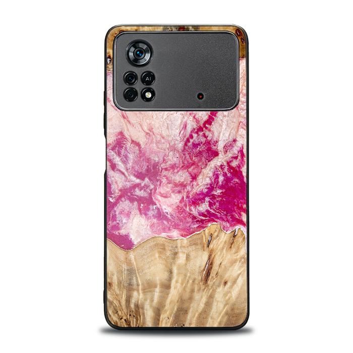 Xiaomi POCO X4 Pro 5G Handyhülle aus Harz und Holz - Synergy#D123