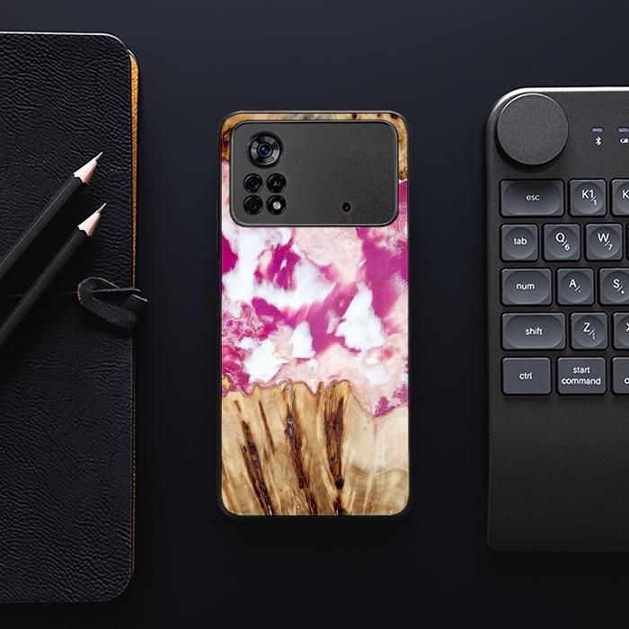 Xiaomi POCO X4 Pro 5G Handyhülle aus Harz und Holz - Synergy#D124
