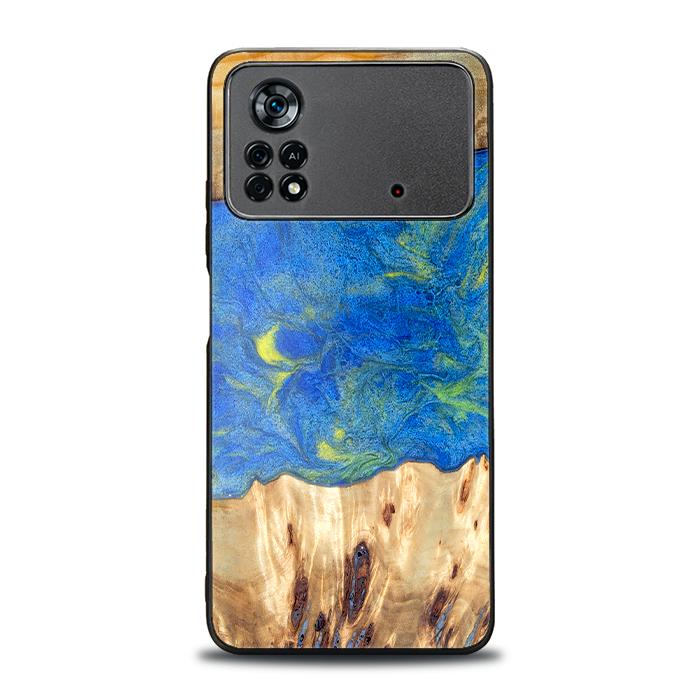 Xiaomi POCO X4 Pro 5G Handyhülle aus Harz und Holz - Synergy#D131