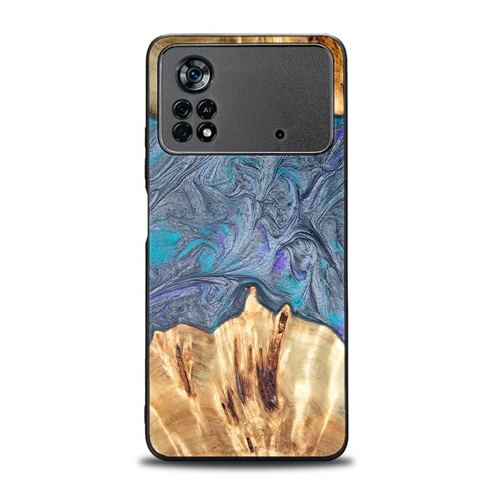 Xiaomi POCO X4 Pro 5G Handyhülle aus Harz und Holz - Synergy#D135