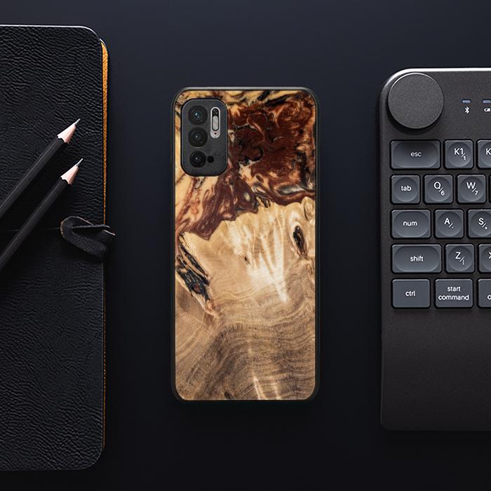 Xiaomi REDMI NOTE 10 5G Handyhülle aus Harz und Holz - SYNERGY#A100